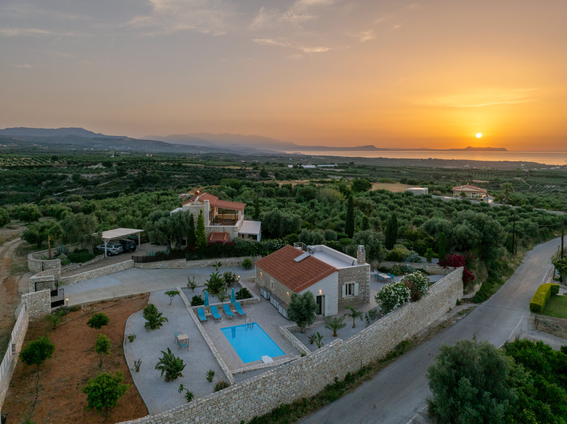 Beautiful view of Villa Vassiliki property